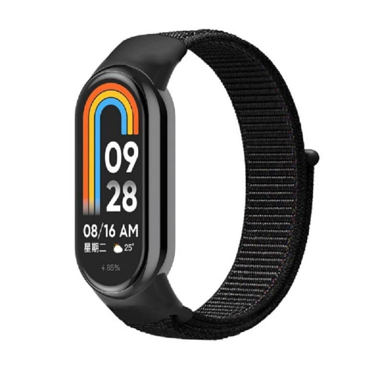 Correa de nylon para MI BAND 8 negro