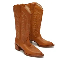 MATISMA - Botas Vaqueras Para Mujer Dakota Camel