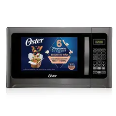OSTER - Horno microondas POGGM61002 negro de 30 litros