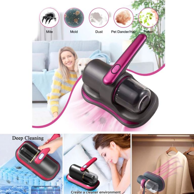 Aspiradora Inalámbrica de Mano Anti Ácaros