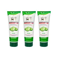WOKALI - Exfoliante Corporal De Pepino Nevada 400Gr 3 Unidades