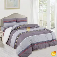 CASATEX - Edredón Tela Hipoalergénico con Carnero KING + Set de Sábanas