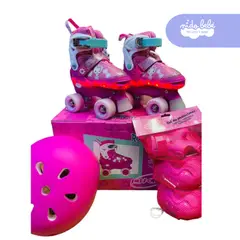 OKA - PATIN 4 RUEDAS GATITA CON LUCES TALLA M