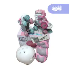 OKA - PATIN 4 RUEDAS BLANCO NINA TALLA S