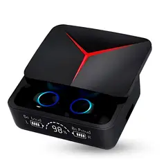 SASARU - Audífonos Bluetooth M90 Gamer Negro