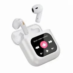 SASARU - Audífonos ENC Smart Bluetooth Headset Blanco