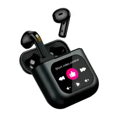 SASARU - Audífonos ENC Smart Bluetooth Headset Negro