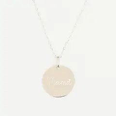 NATHALIE BIRD - COLLAR CIRCLE MOM SILVER