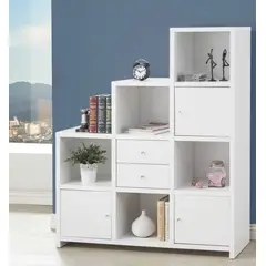 NACION MUEBLES - Librero Alice color Blanco NM