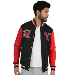 NEW YORK STARS - Casaca Modelo Americana-NY- Negro - NY