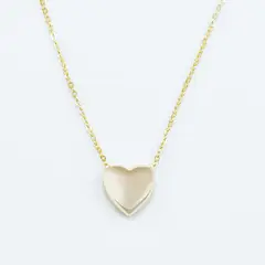 NATHALIE BIRD - Collar Corazon Globo Gold