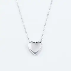 NATHALIE BIRD - Collar Corazon Globo Silver