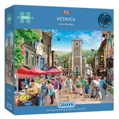 GIBSONS - Rompecabezas Keswick día de mercado 1000 piezas