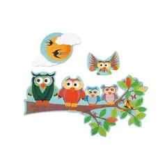 SCRATCH - Rompecabezas Reversible Búho 39 piezas