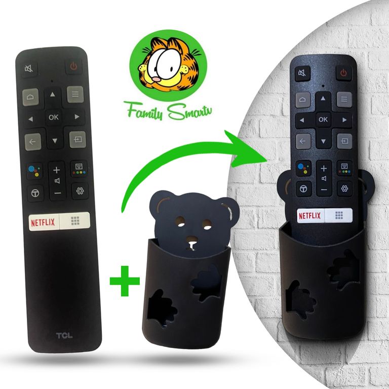 Control Remoto Tcl Smart Modelo RC802V + Soporte de Gato