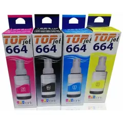 GENERICO - Kit De Tinta Topjet Genérica T664Compatible