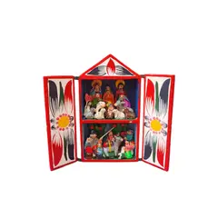 ACHALLAY ARTESANIA DE BARRO - Retablo Ayacuchano Pequeño