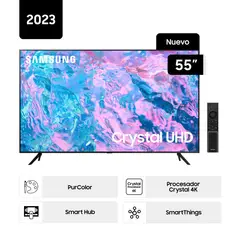 SAMSUNG - TELEVISOR 55 CRYSTAL UHD 4K DU7000