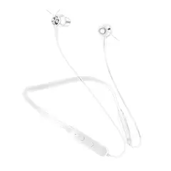 SASARU - Audífonos Bluetooth B16 con Sujetadores Blanco