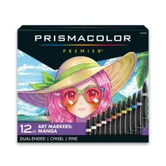 PRISMACOLOR - Premier Marcadores Manga Doble Punta X12