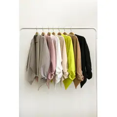 GENERICO - Blazer Manga 3/4 Paola Color Camello Estacion 108