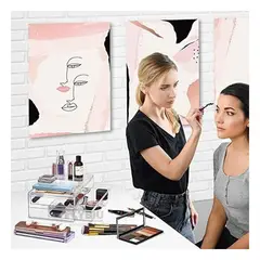 RYBIU IMPORT - Caja Organizadora Moderna con 2 Cajones Transparente