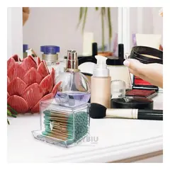 RYBIU IMPORT - Organizador de Bastoncillo Transparente Y+Regalo Agendita