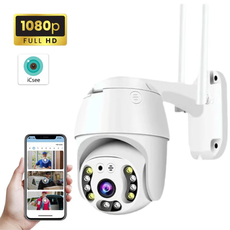 Camaras Smart de Seguridad IP WIFI domo exterior 1080 p PTZ