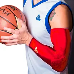 PEAK - MANGAS DE COMPRESION CON HEX PAD