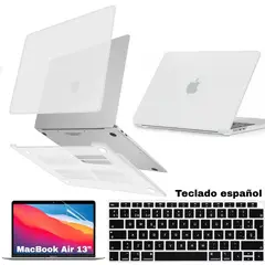 GENERICO - Case + mica + cobertor teclado Macbook Air 13 M1 A2337 A2179 A1932