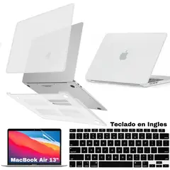 GENERICO - Case + mica + cobertor teclado Macbook Air 13 M1 A2337 A2179 A1932