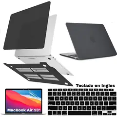 GENERICO - Case + mica + cobertor teclado Macbook Air 13 M1 A2337 A2179 A1932