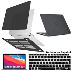 GENERICO - Case + mica + cobertor teclado Macbook Air 13 M1 A2337 A2179 A1932