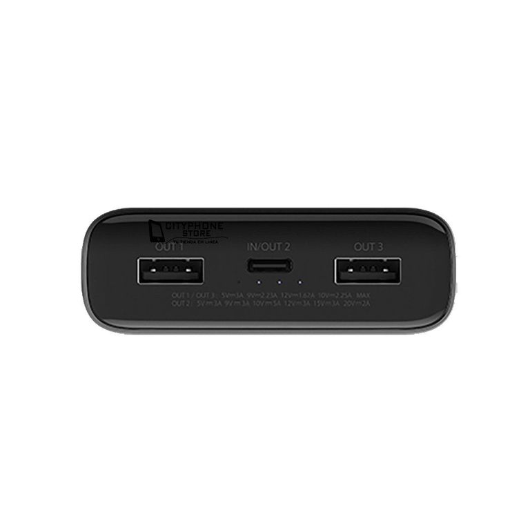 Cargador Portatil 20000mAh Redmi Power Bank de 18W negro