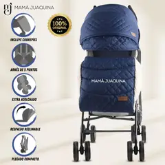 LITTLE - Coche Bastón Deportivo «BROOKLYN II» Blue