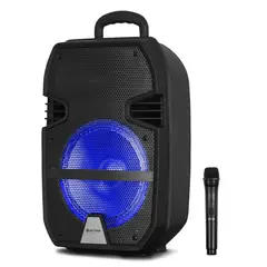 MAXTRON - Parlante Portátil MX 321VB Libidum Micrófono Inalámbrico