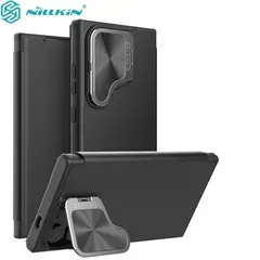 NILLKIN - Case Qin Leather Para Samsung Galaxy S24 Ultra - Negro