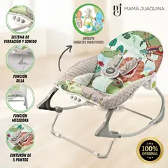 BABY - Silla Mecedora «NARAN» con Juguetes Didácticos Green