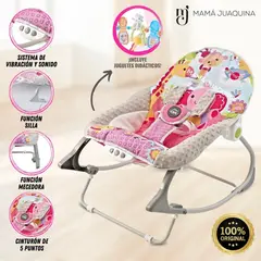 BABY - Silla Mecedora «NARAN» con Juguetes Didácticos Pink