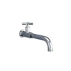 GENERICO - Grifería para Lavandería Agua fría en Acero Cromado