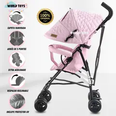 LITTLE - Coche Bastón Deportivo «AIMAR» Edición Limitada Pink