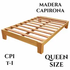 GENERICO - TARIMA QUEEN SIZE MADERA CAPIRONA MODELO CPI T-1