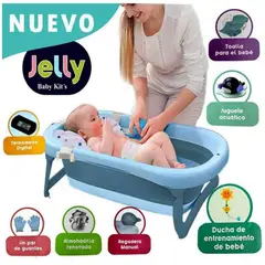 BABY KITS - Tina Pleglable JELLY Con Termostato BLUE