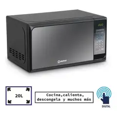 MIRAY - Horno Microondas Hmm-20n 20 Litros 700 Watts