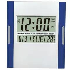 GENERICO - Reloj Digital Pared Y Mesa / Alarma / Calendario