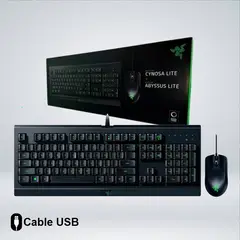 RAZER - TECLADO GAMER CYNOSA LITE + MOUSE ABYSSUS LITE