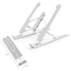 SEISA - Base Laptop Notebook Soporte Plegable Antideslizante Premium - Blanco