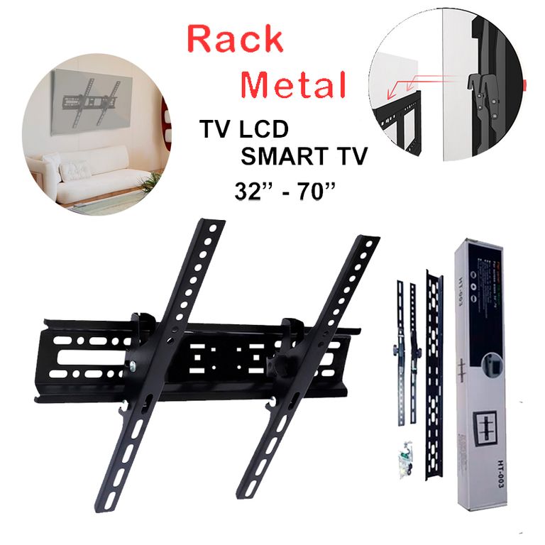 RACK TV LCD LED SMART 32 70 Soporte para pared Plegable