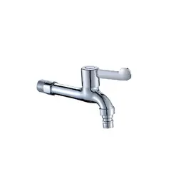 GENERICO - Grifería para Lavandería Agua fría en Acero Cromado