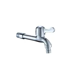 GENERICO - Grifería para Lavandería Agua fría en Acero Cromado